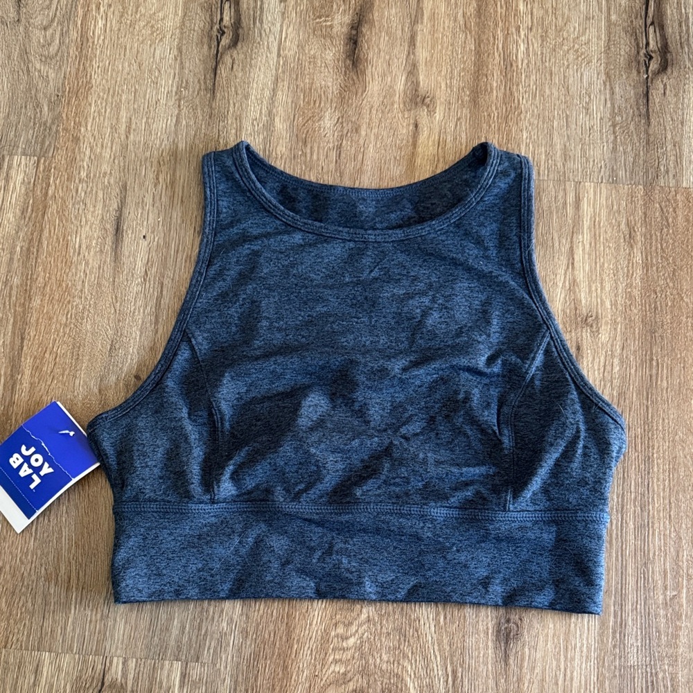Dark Gray/BlueSports Bra